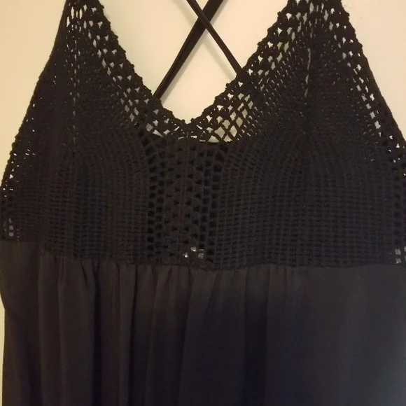 Black knit top sundress - Picture 2 of 3
